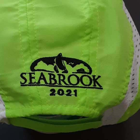 Neon Green "runnin' Pelican " OSFA Running Cap - Picture 3 of 6